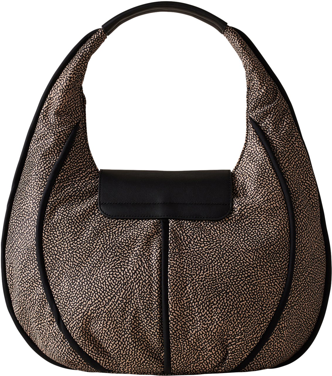 Borbonese COTTAGE SMALL HOBO BAG Bruin