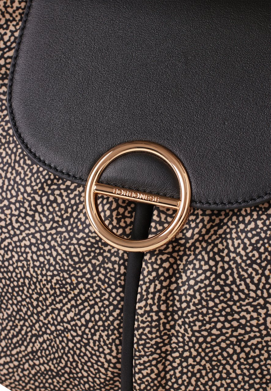 Borbonese COTTAGE SMALL HOBO BAG Bruin