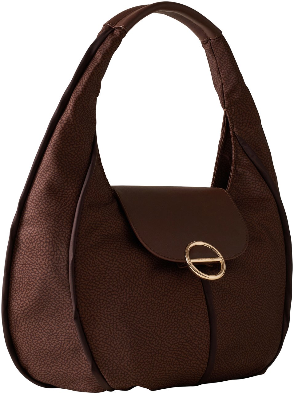 Borbonese COTTAGE SMALL HOBO BAG Maroon
