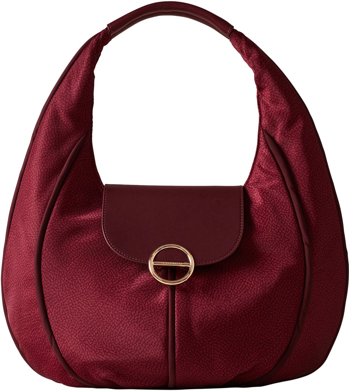 Borbonese COTTAGE SMALL HOBO BAG Rood