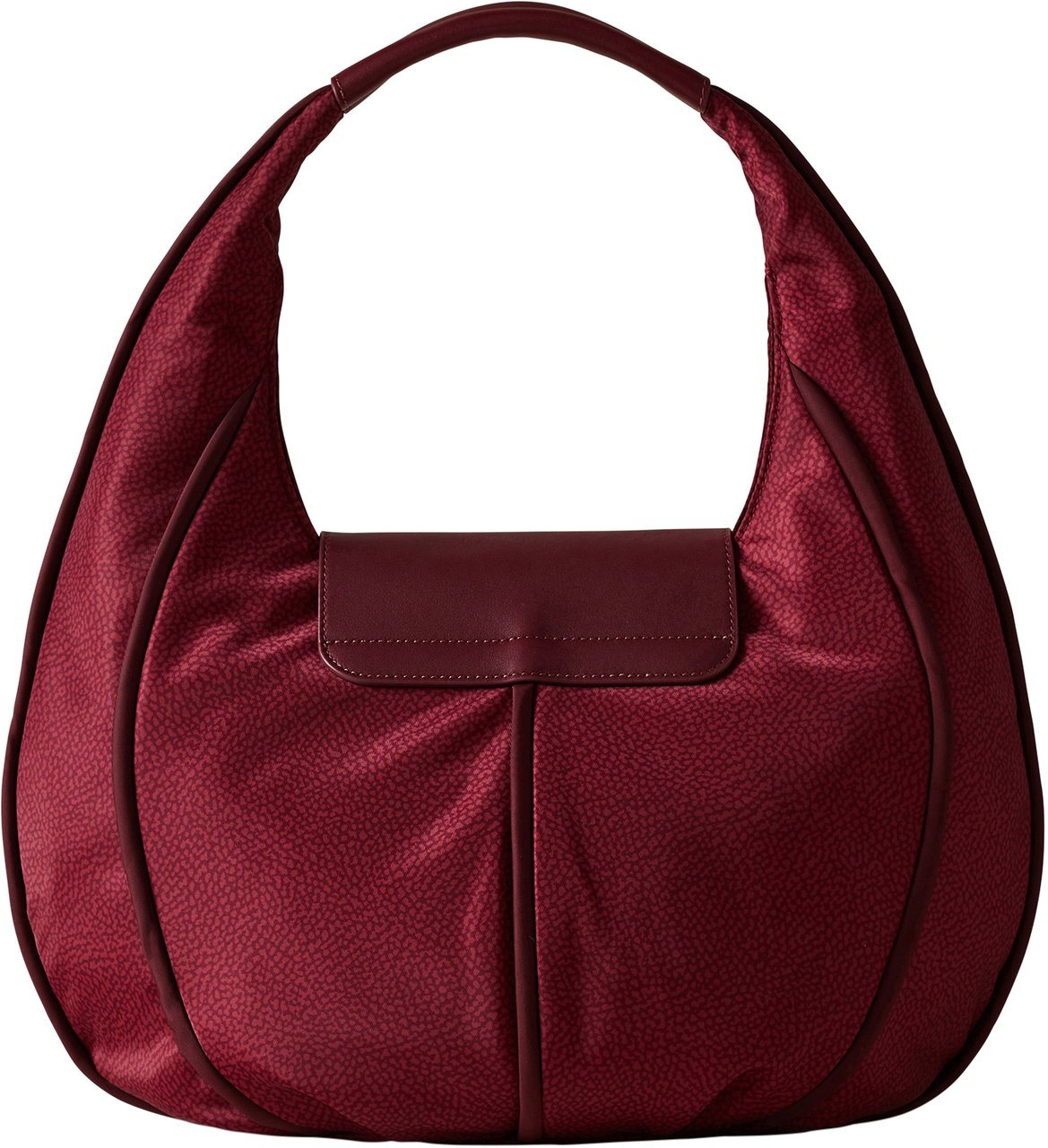 Borbonese COTTAGE SMALL HOBO BAG Rood