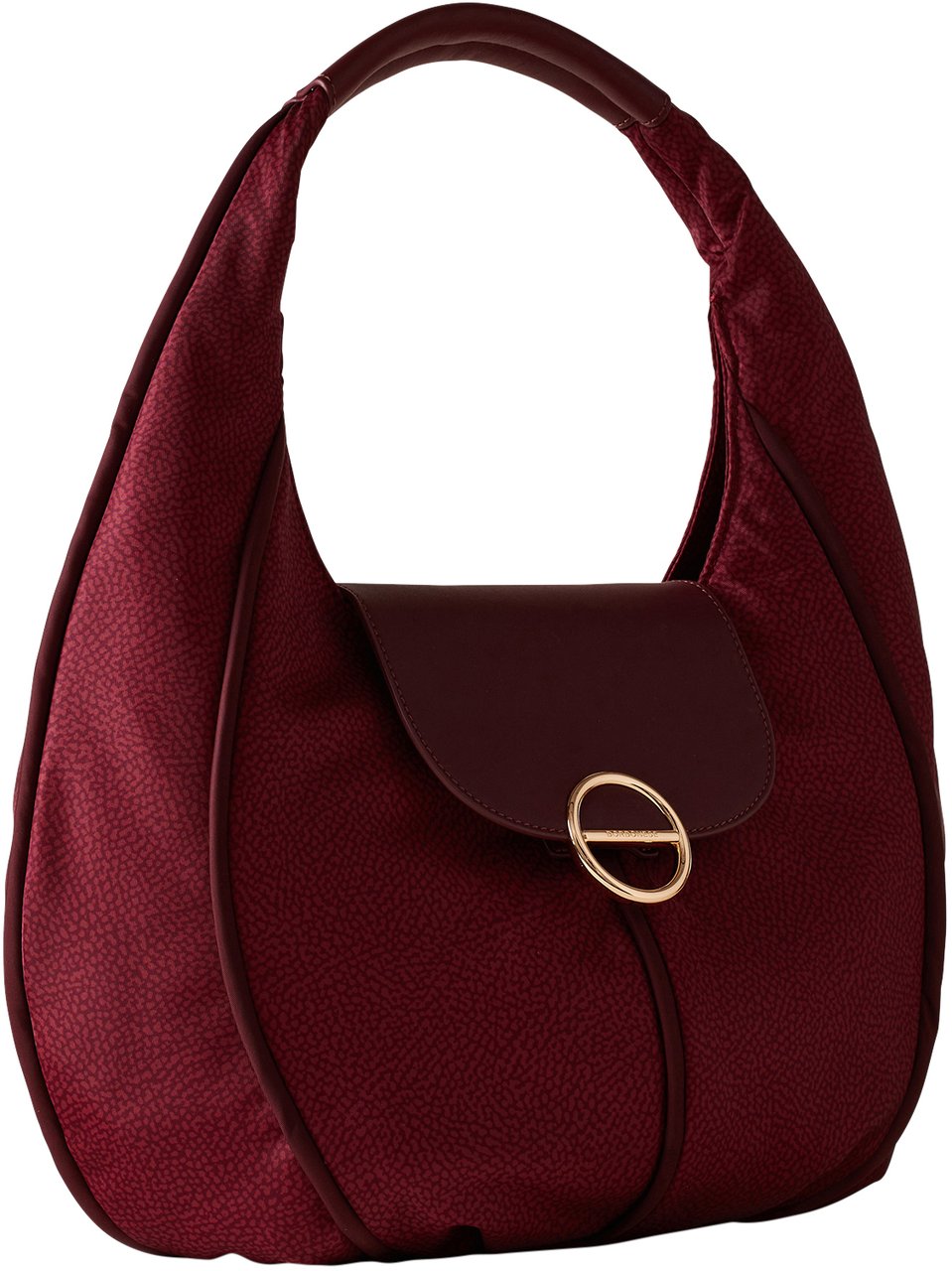 Borbonese COTTAGE SMALL HOBO BAG Rood