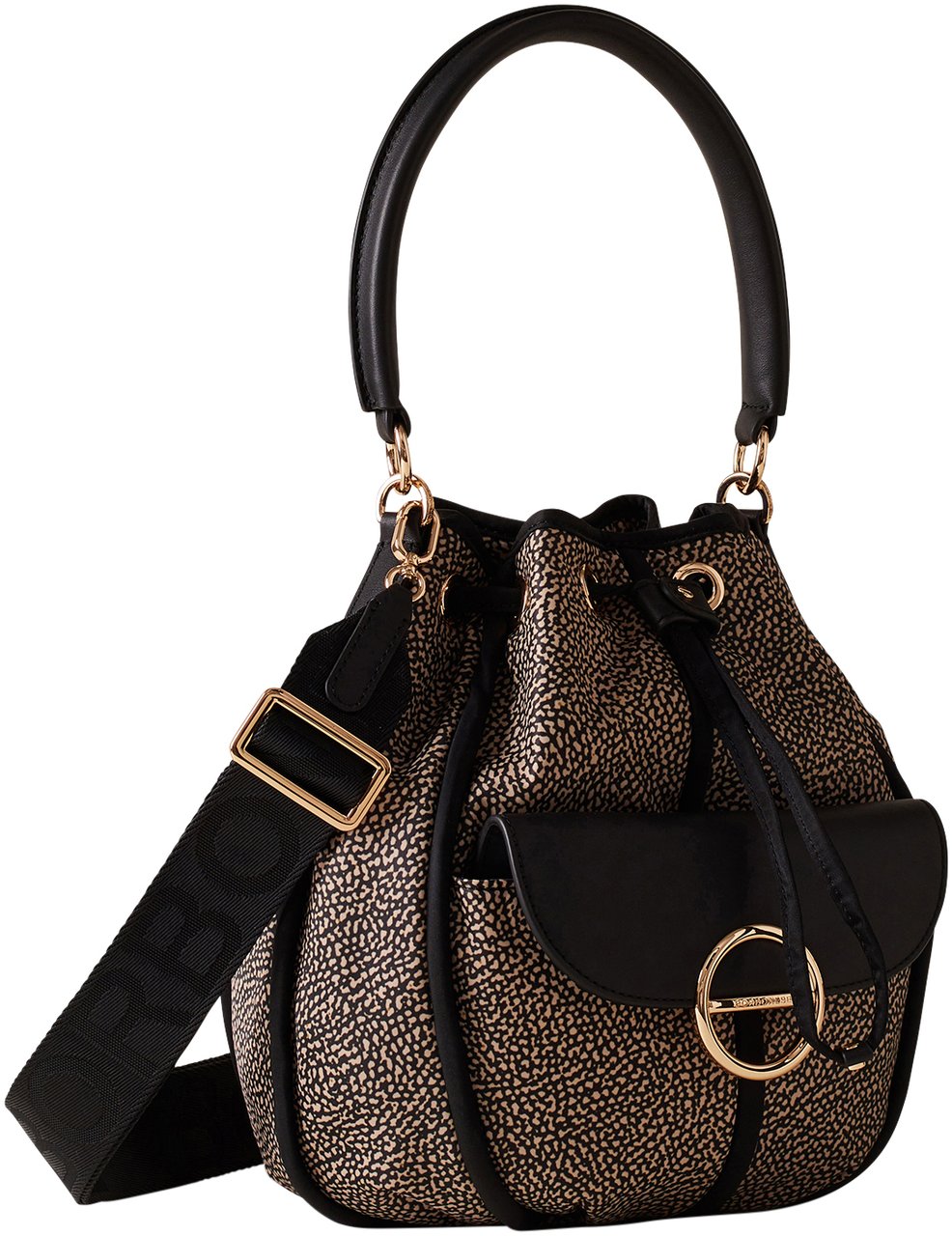 Borbonese COTTAGE BUCKET BAG Bruin