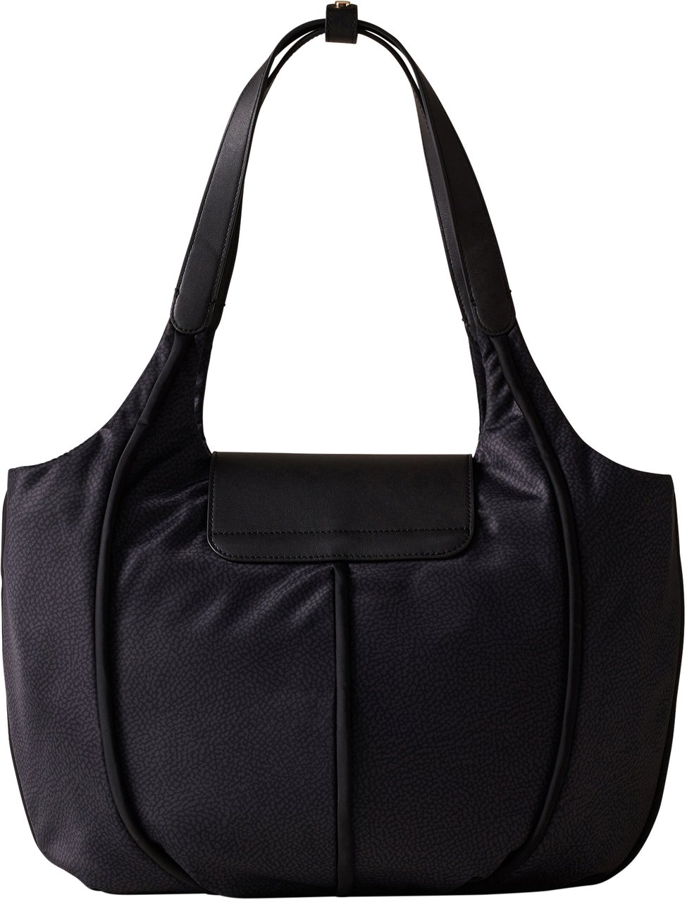 Borbonese COTTAGE LARGE SHOPPING BAG Zwart