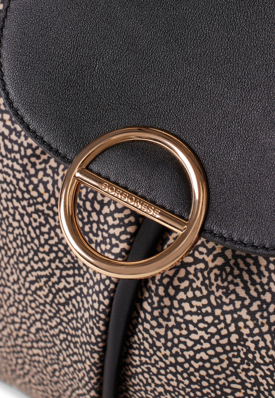 Borbonese COTTAGE LARGE SHOPPING BAG Bruin