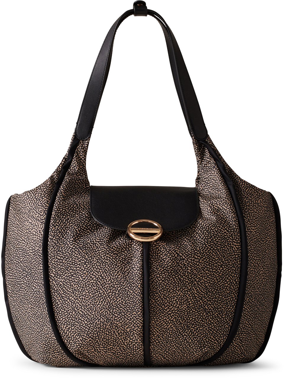 Borbonese COTTAGE LARGE SHOPPING BAG Bruin