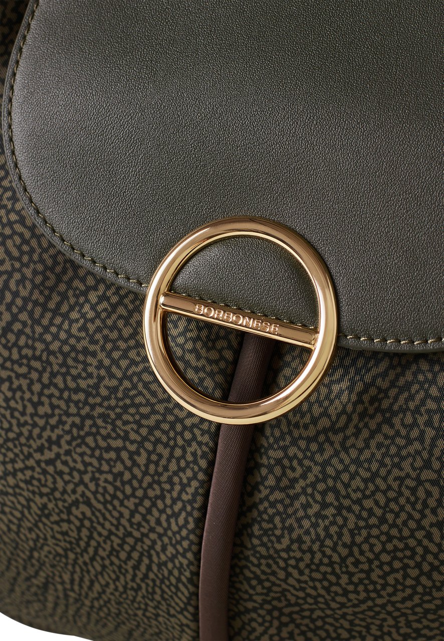 Borbonese COTTAGE LARGE SHOPPING BAG Groen