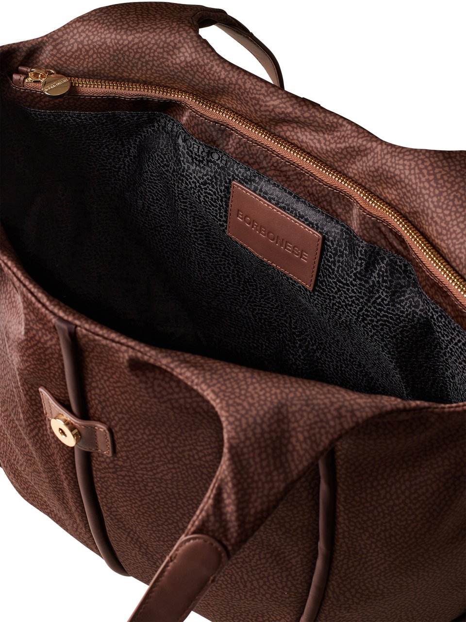 Borbonese COTTAGE LARGE SHOPPING BAG Maroon