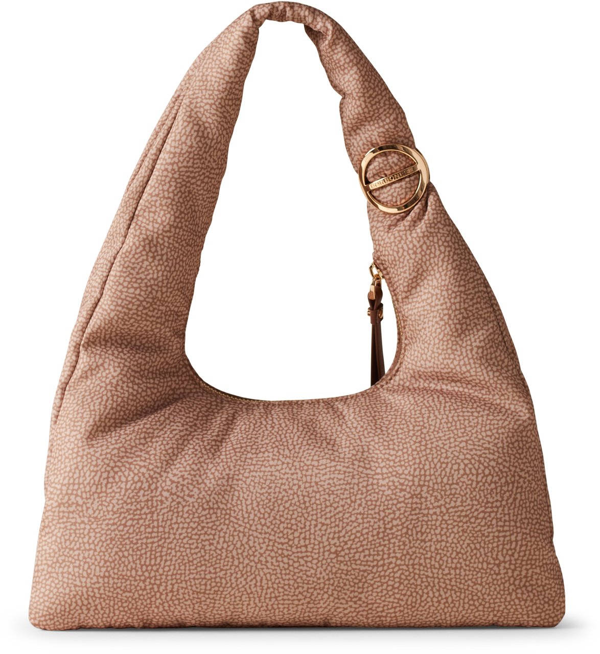 Borbonese TWINNIE SMALL HOBO BAG Beige