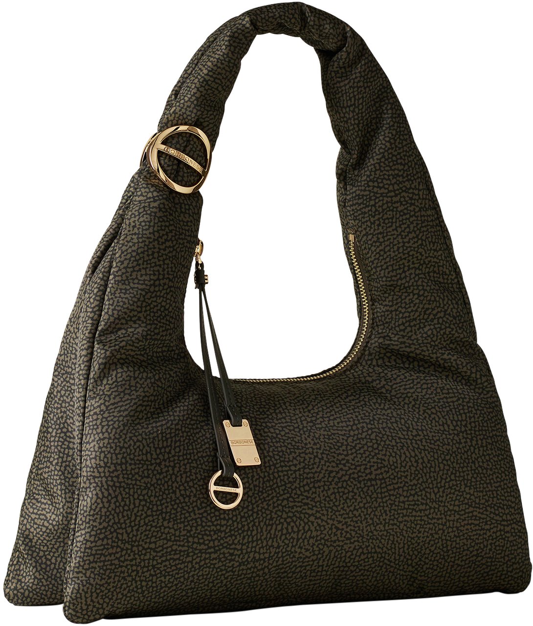 Borbonese TWINNIE SMALL HOBO BAG Groen