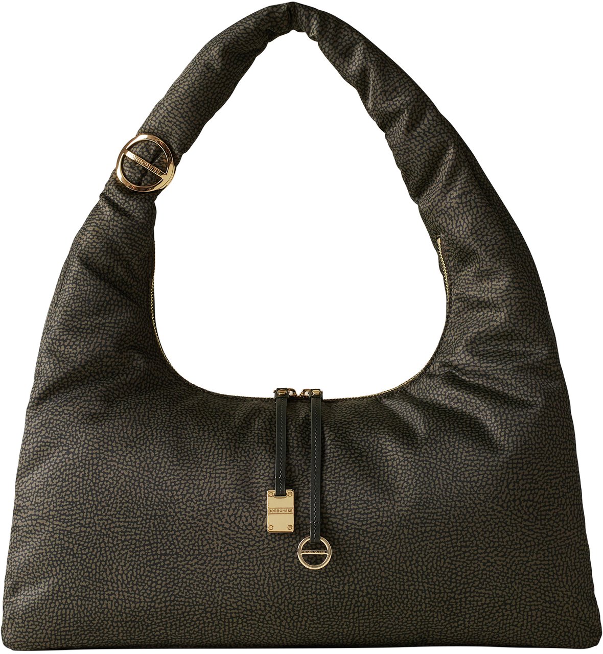 Borbonese TWINNIE LARGE HOBO BAG Groen
