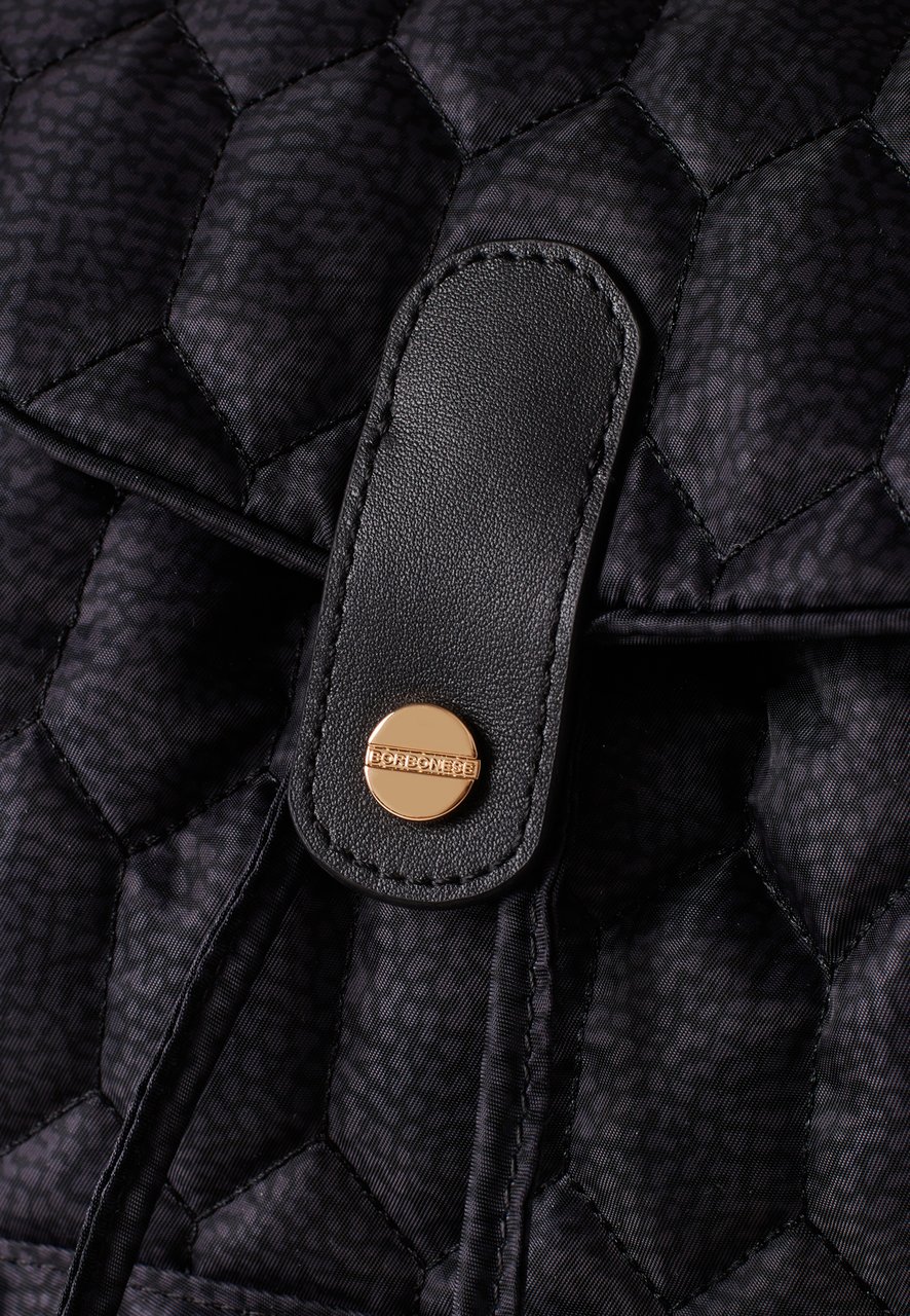 Borbonese HONEY MEDIUM BACKPACK Zwart