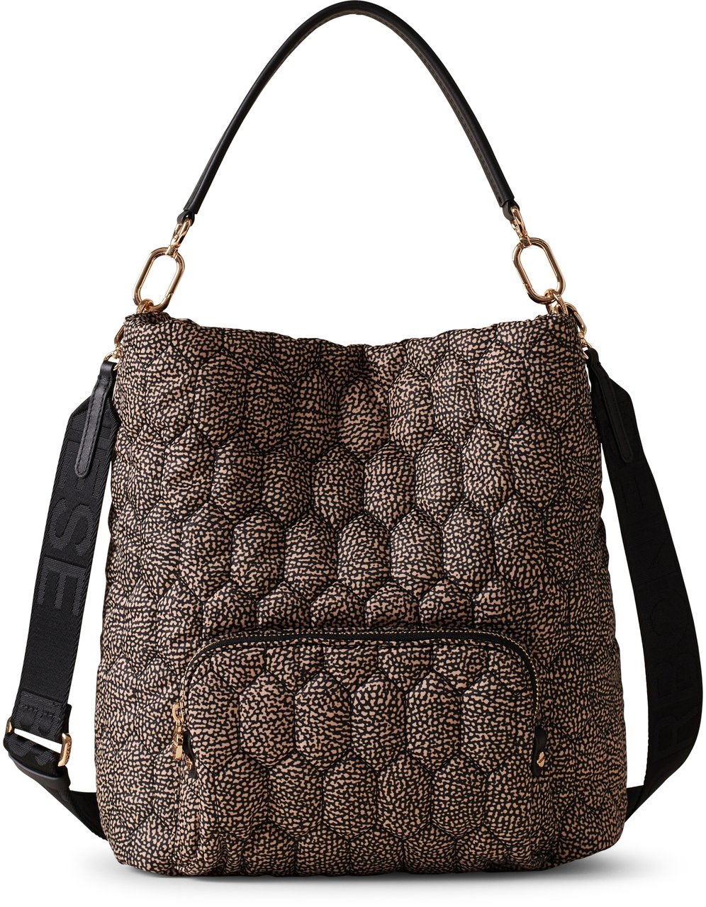 Borbonese HONEY MEDIUM BUCKET BAG Bruin