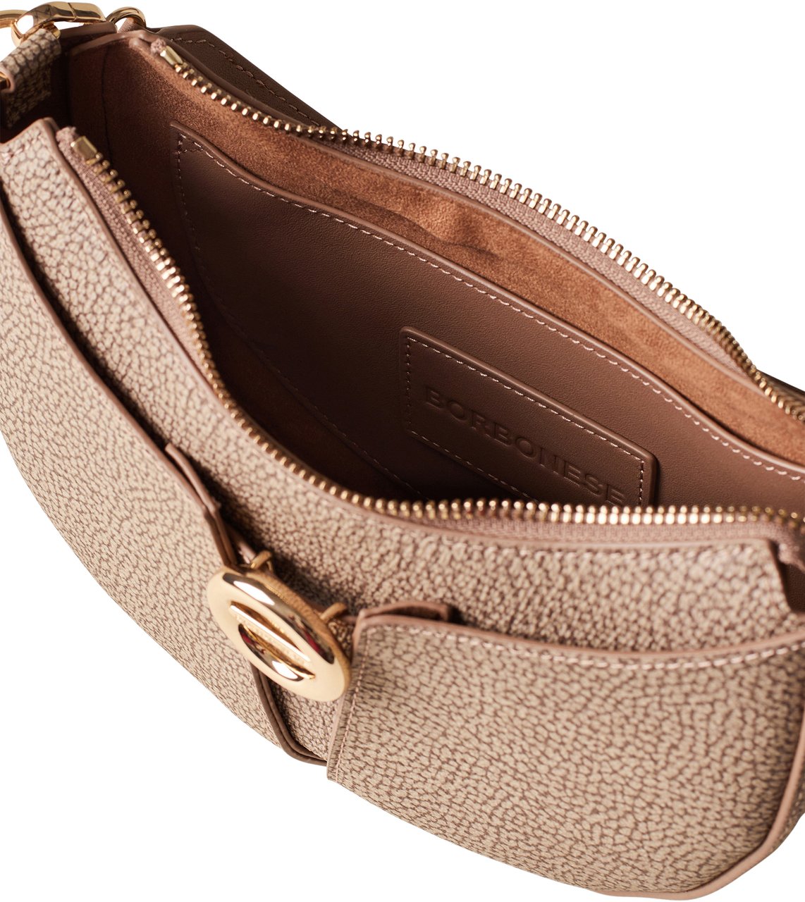 Borbonese TULIP SMALL CROSSBODY BAG Beige