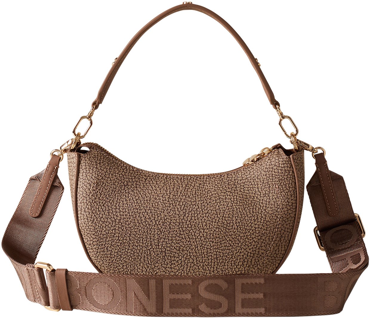 Borbonese TULIP SMALL CROSSBODY BAG Beige