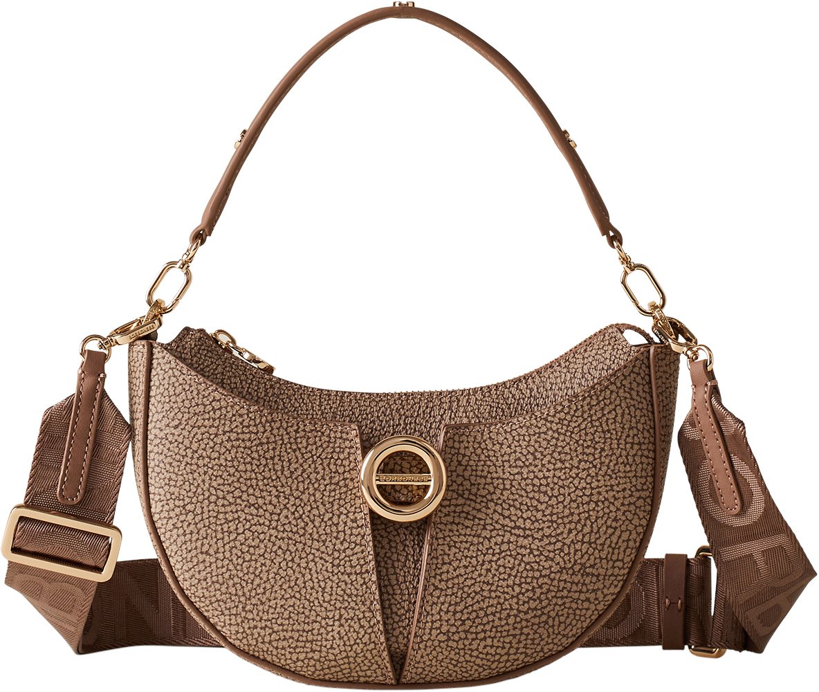 Borbonese TULIP SMALL CROSSBODY BAG Beige