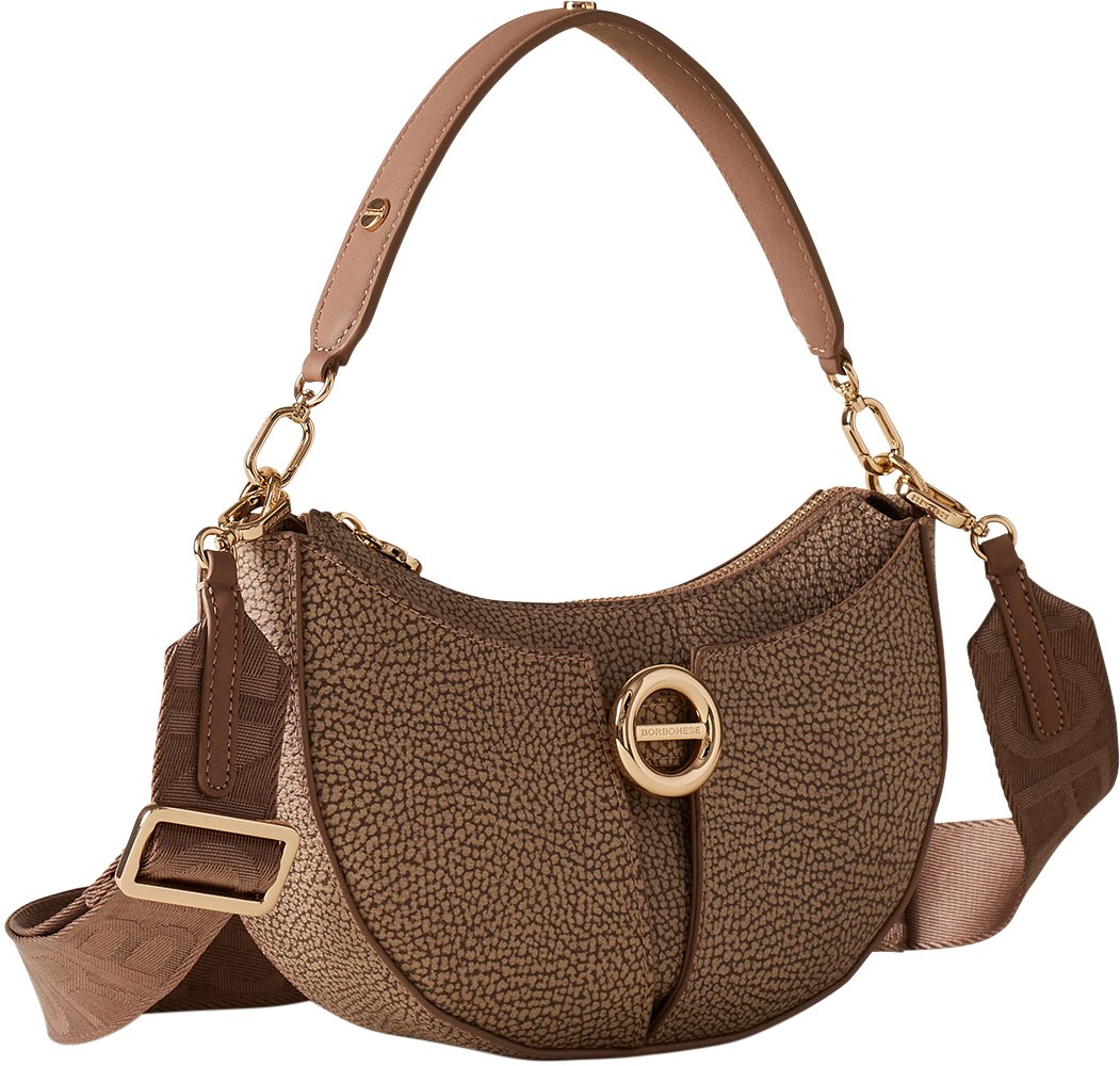Borbonese TULIP SMALL CROSSBODY BAG Beige