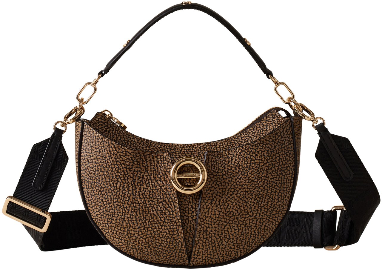 Borbonese TULIP SMALL CROSSBODY BAG Bruin
