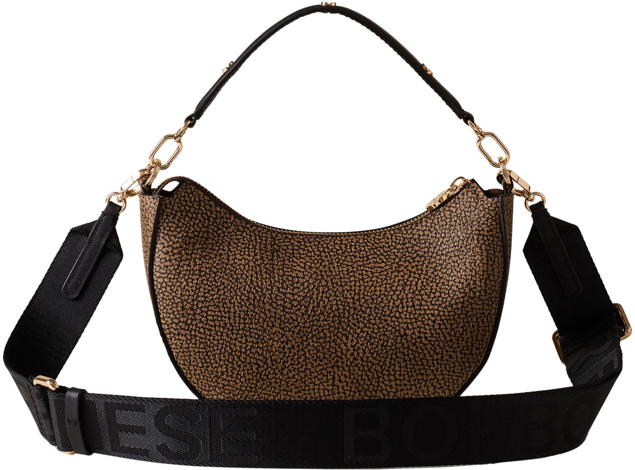 Borbonese TULIP SMALL CROSSBODY BAG Bruin