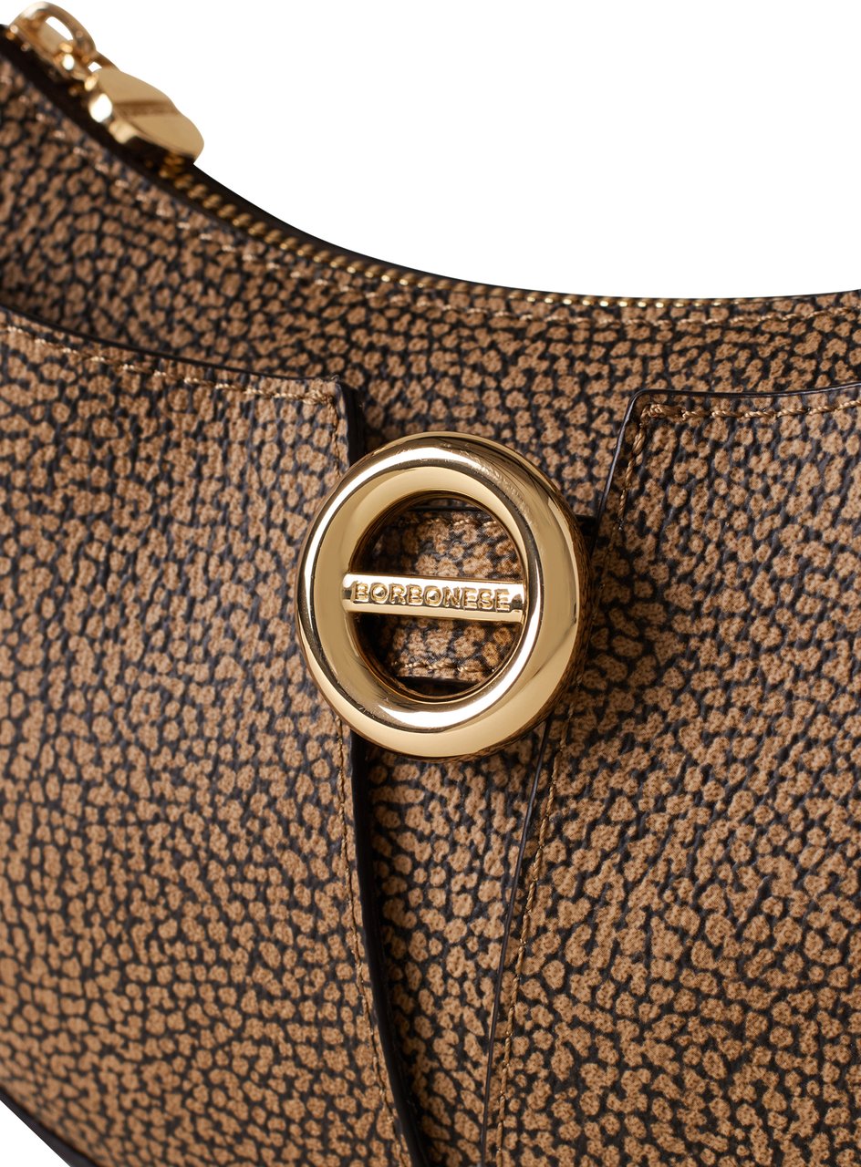 Borbonese TULIP SMALL CROSSBODY BAG Bruin