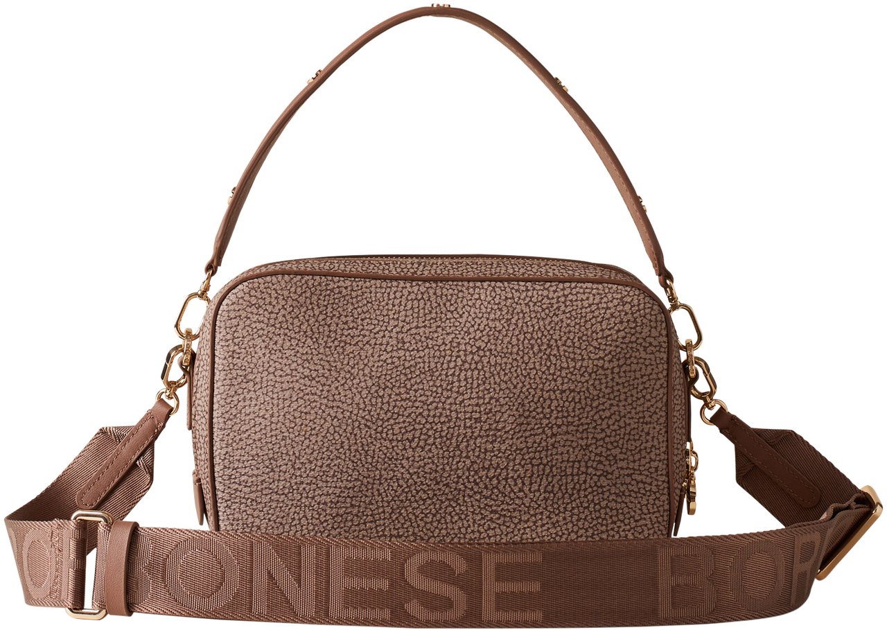 Borbonese TULIP CAMERA BAG Beige