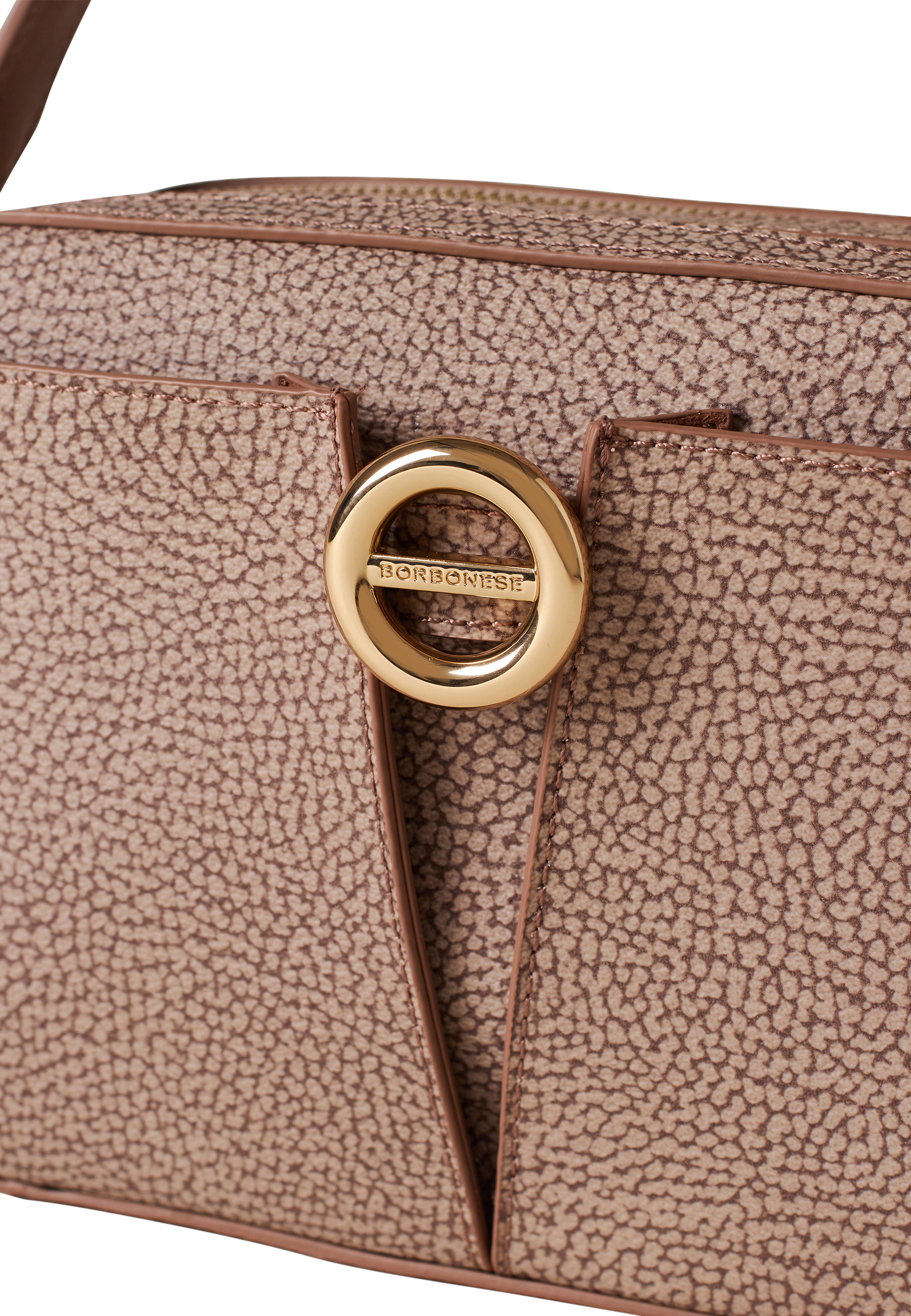 Borbonese TULIP CAMERA BAG Beige