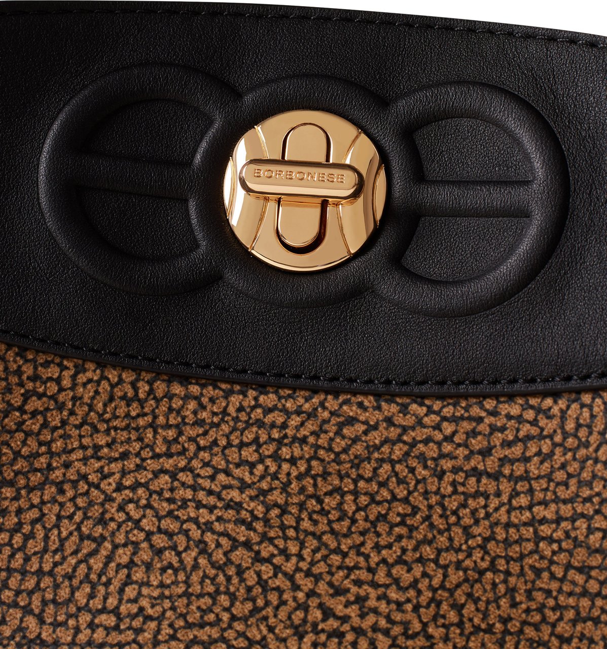 Borbonese MOONLIGHT LARGE SHOPPER Bruin