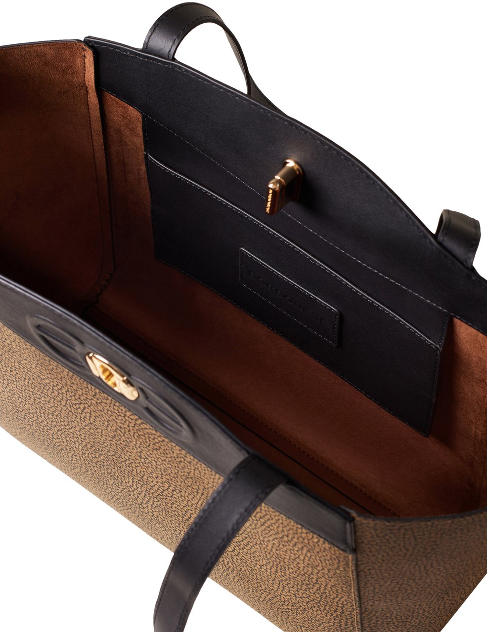 Borbonese MOONLIGHT LARGE SHOPPER Bruin