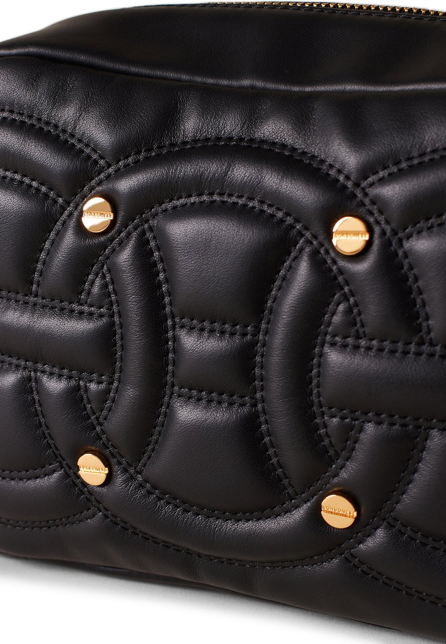 Borbonese RONDO’ SMALL CAMERA BAG Zwart