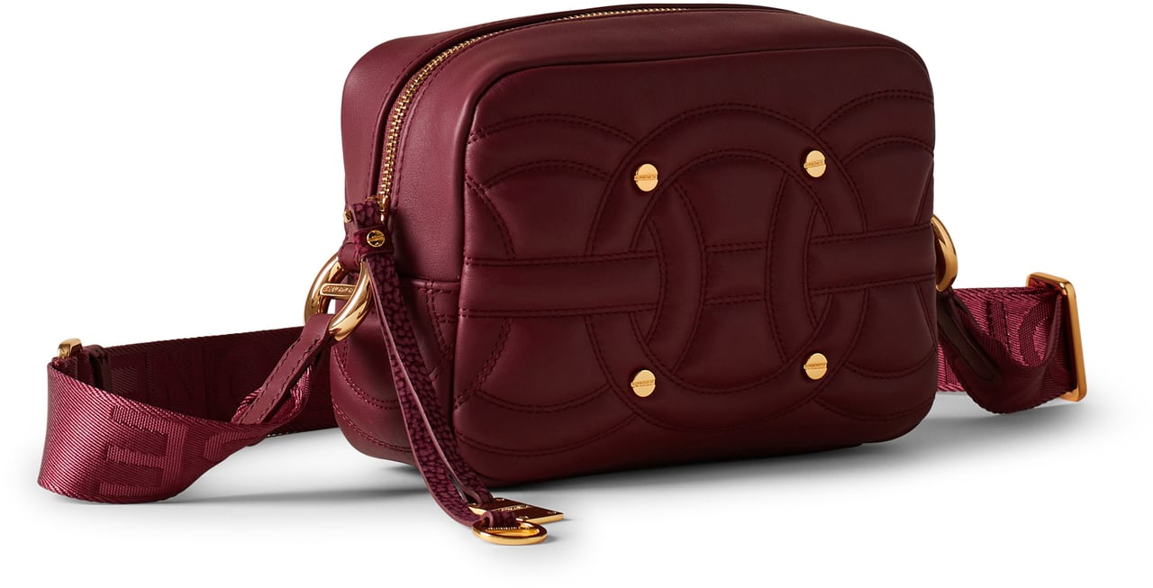 Borbonese RONDO’ SMALL CAMERA BAG Rood