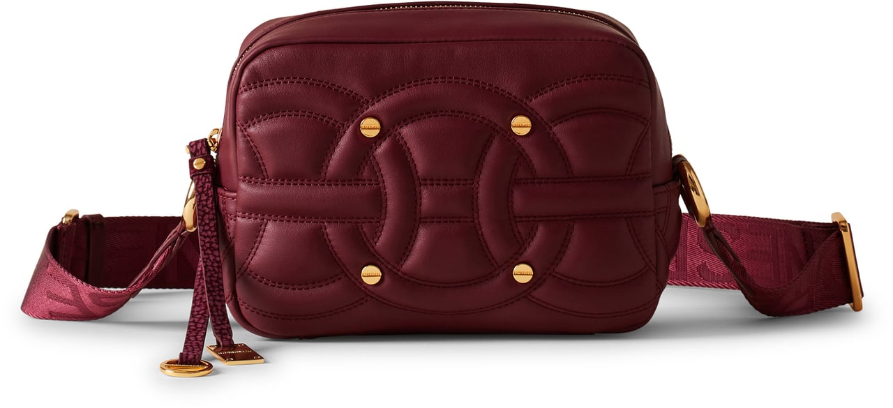 Borbonese RONDO’ SMALL CAMERA BAG Rood