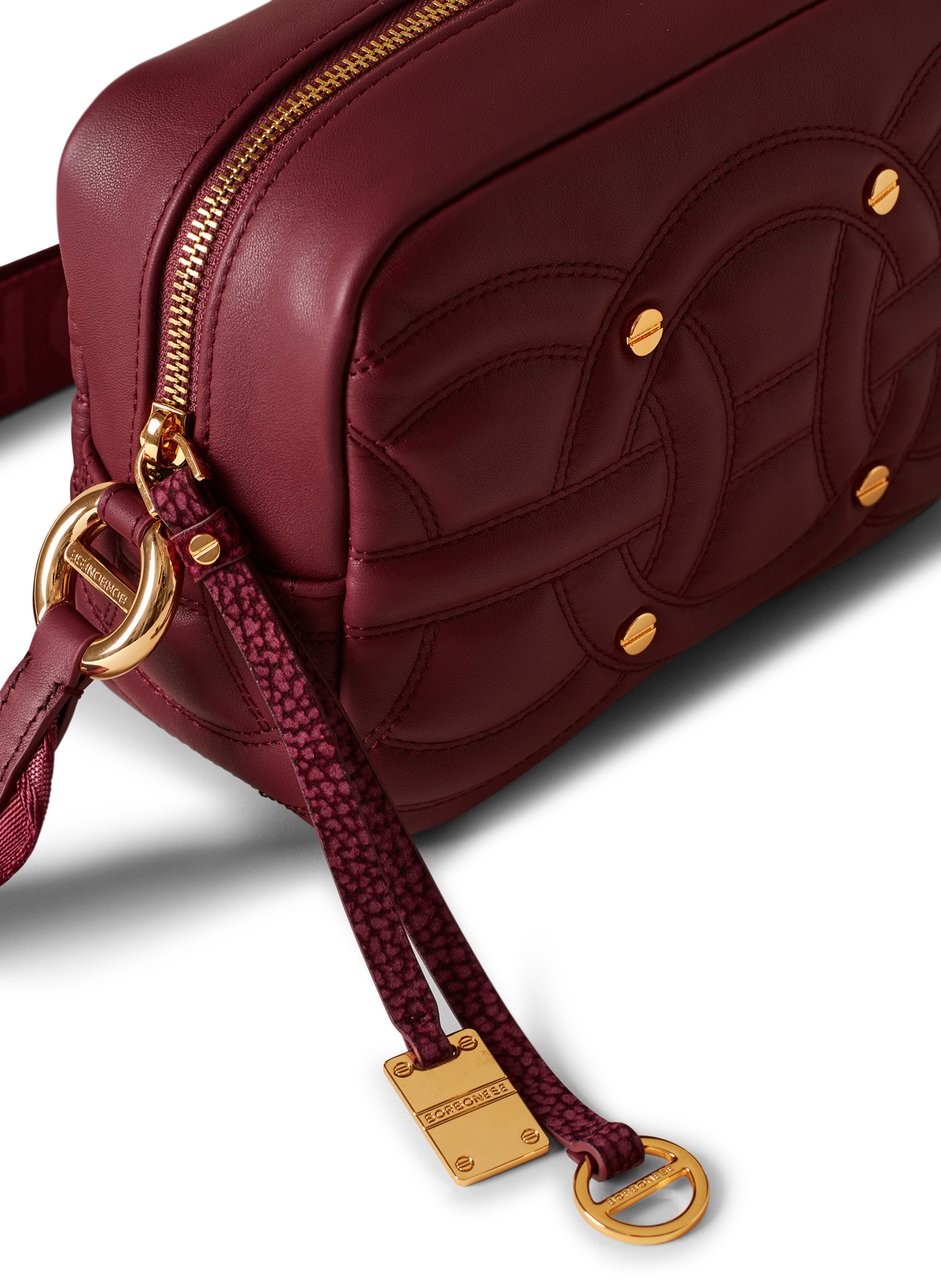 Borbonese RONDO’ SMALL CAMERA BAG Rood