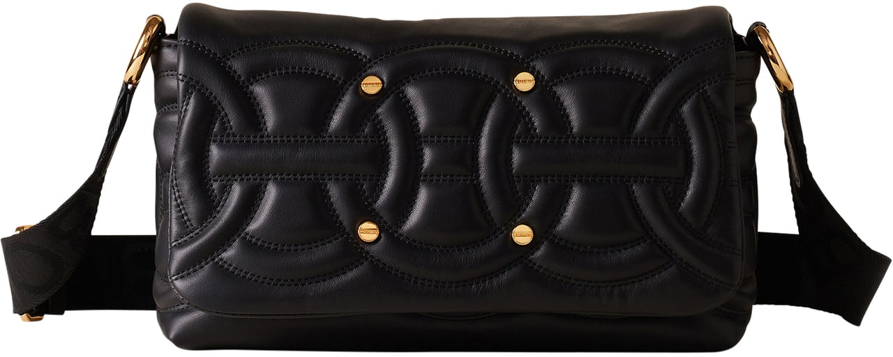 Borbonese RONDO’ SMALL CROSSBODY BAG Zwart