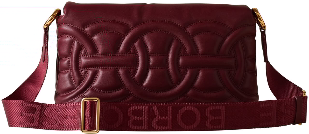 Borbonese RONDO’ SMALL CROSSBODY BAG Rood