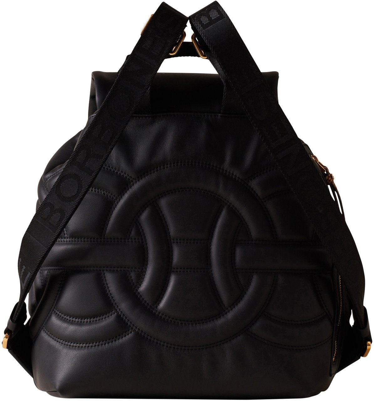 Borbonese RONDO’ MEDIUM BACKPACK Zwart