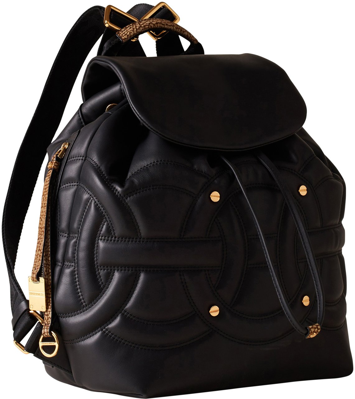 Borbonese RONDO’ MEDIUM BACKPACK Zwart