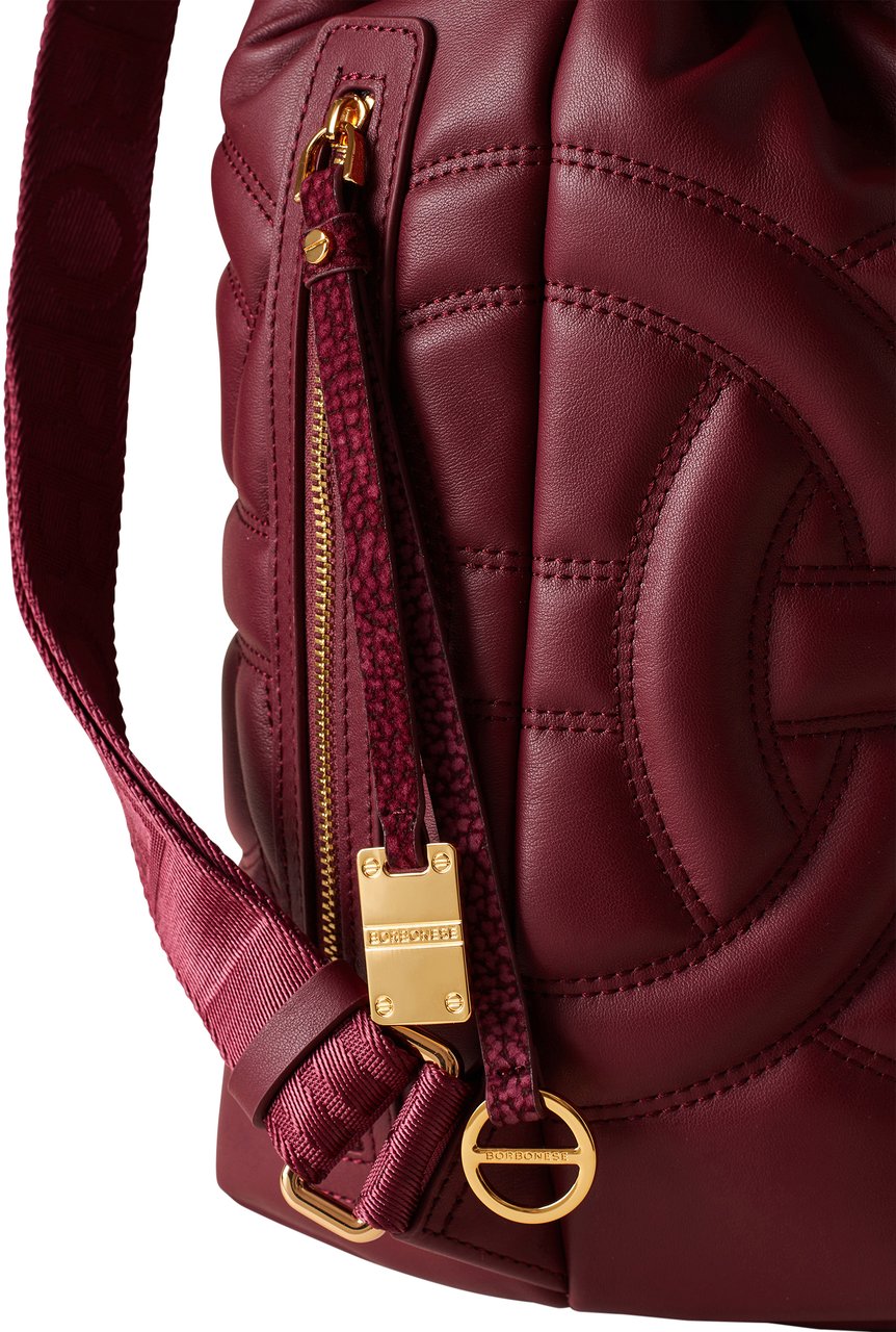 Borbonese RONDO’ MEDIUM BACKPACK Rood