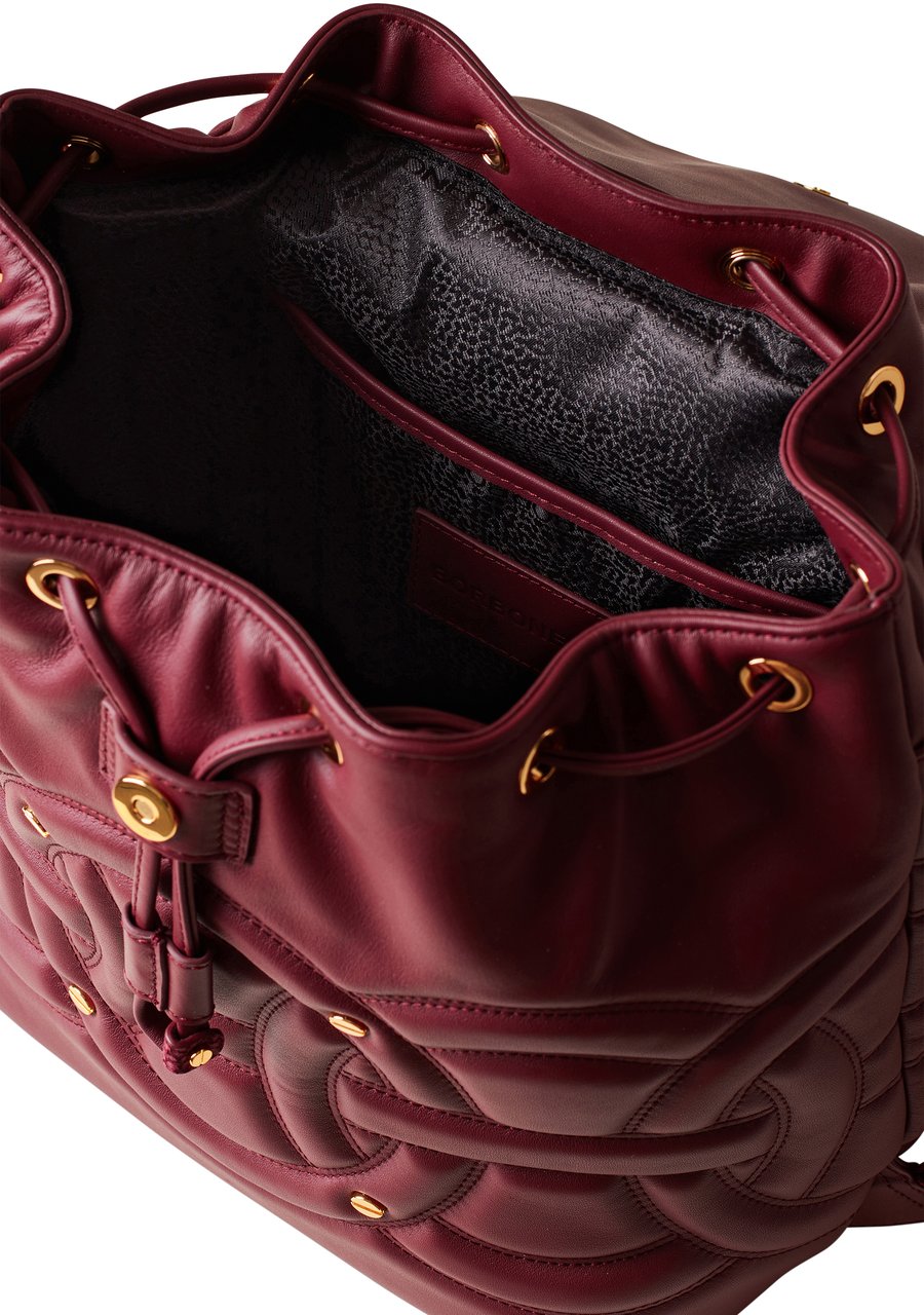 Borbonese RONDO’ MEDIUM BACKPACK Rood