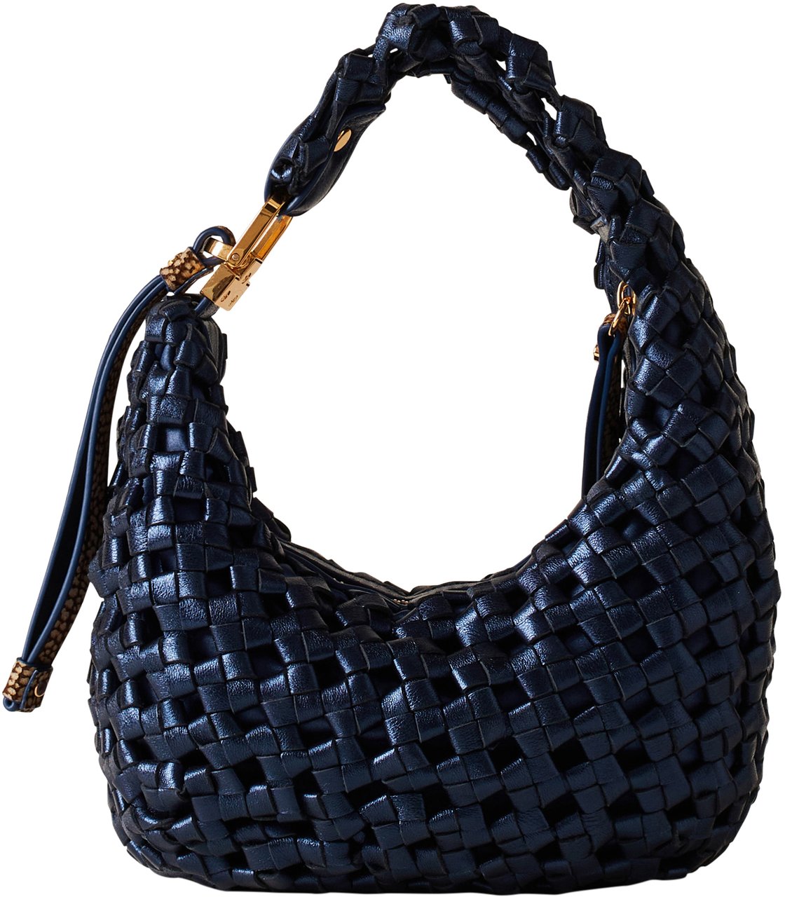 Borbonese LA NIDO PETITE HOBO BAG Blauw