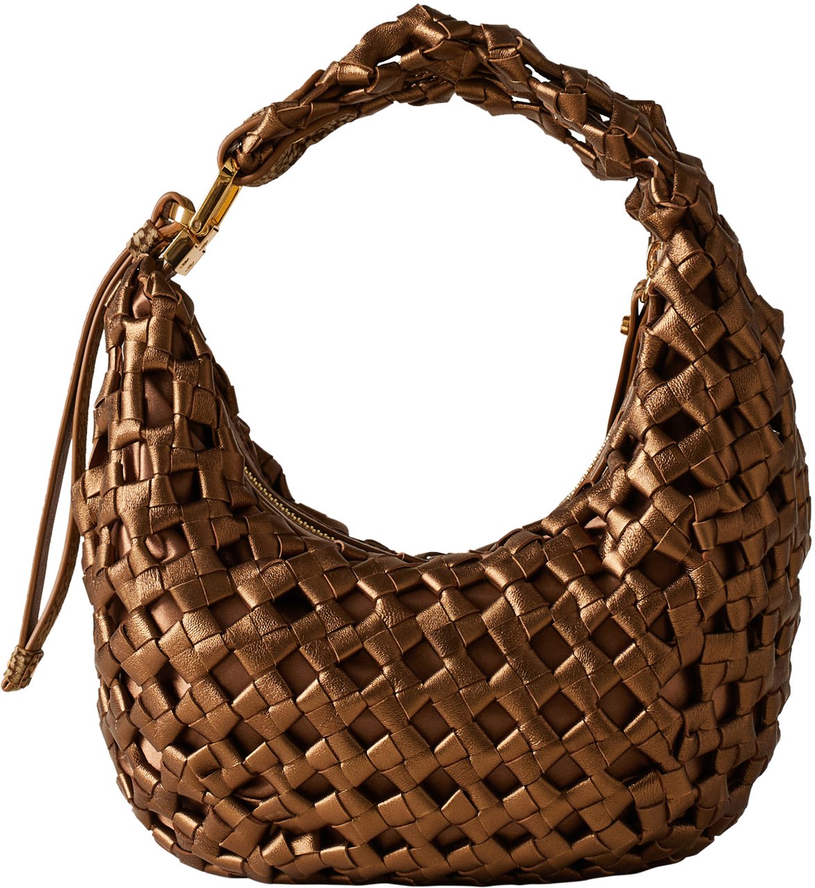 Borbonese LA NIDO PETITE HOBO BAG Goud