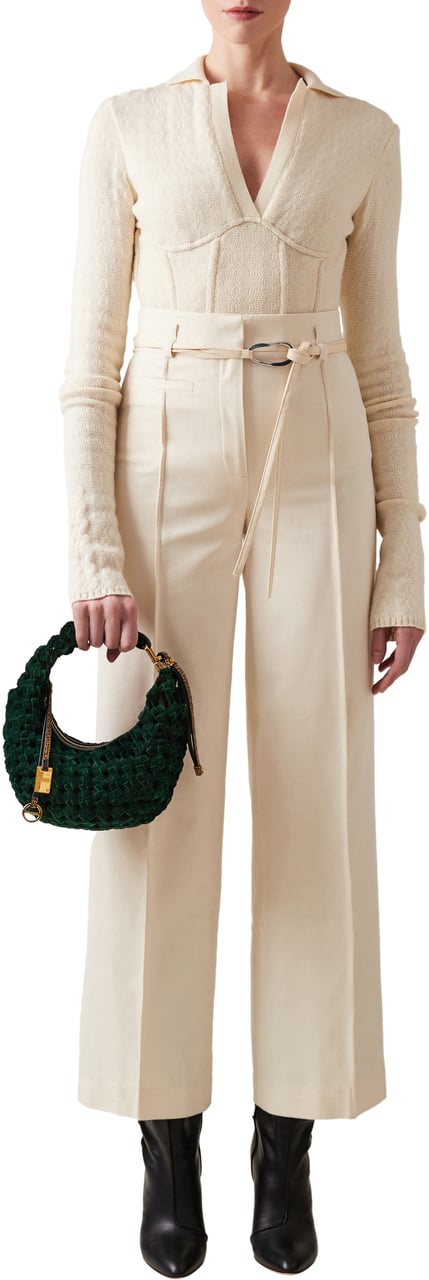 Borbonese LA NIDO PETITE HOBO BAG Groen