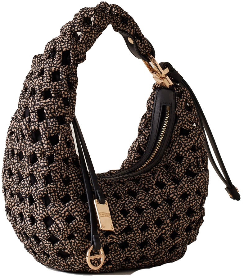 Borbonese LA NIDO PETITE HOBO BAG Bruin