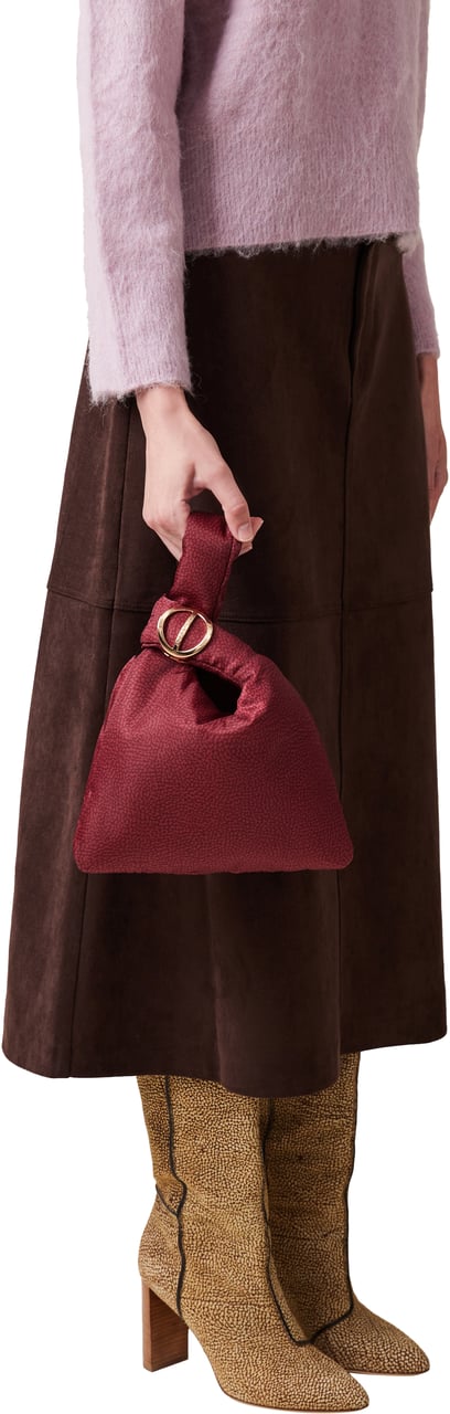 Borbonese TWINNIE MINI BAG Rood