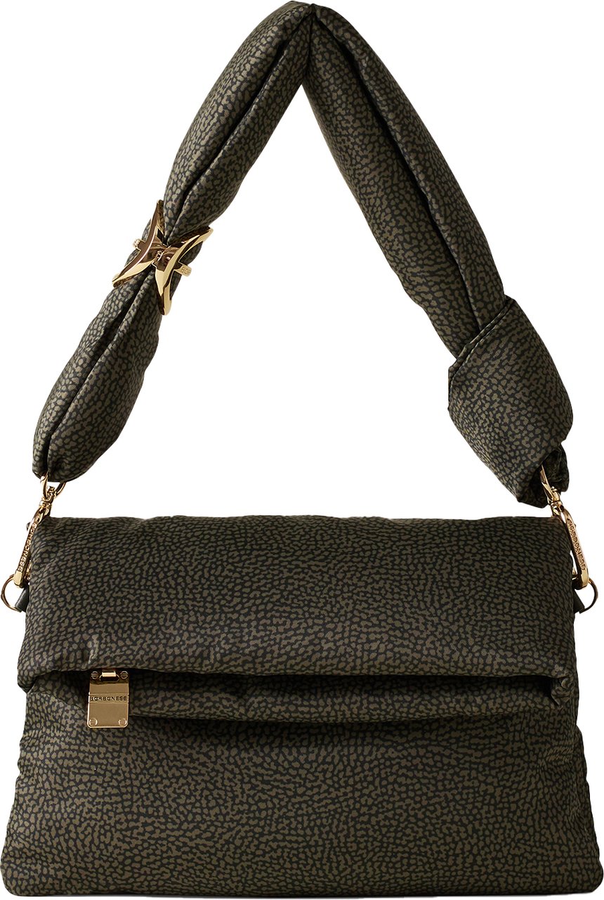 Borbonese TWINNIE TRIFOLD CROSSBODY BAG Groen