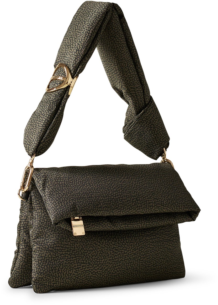 Borbonese TWINNIE TRIFOLD CROSSBODY BAG Groen