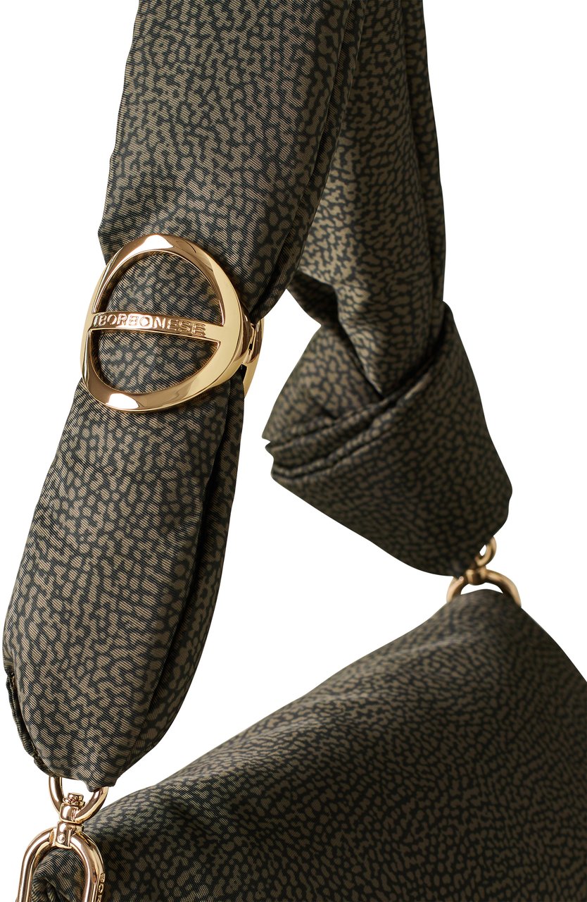 Borbonese TWINNIE TRIFOLD CROSSBODY BAG Groen
