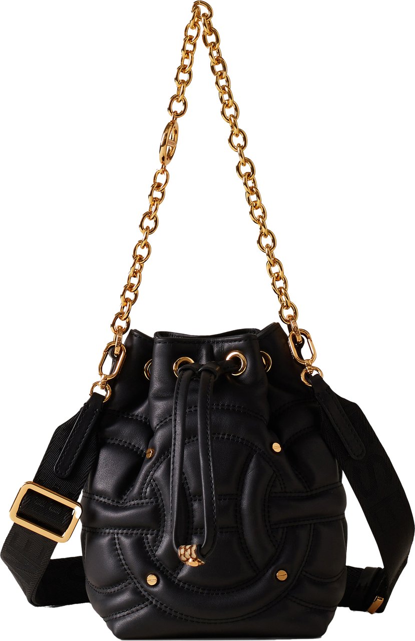 Borbonese RONDO’ MINI BUCKET BAG Zwart
