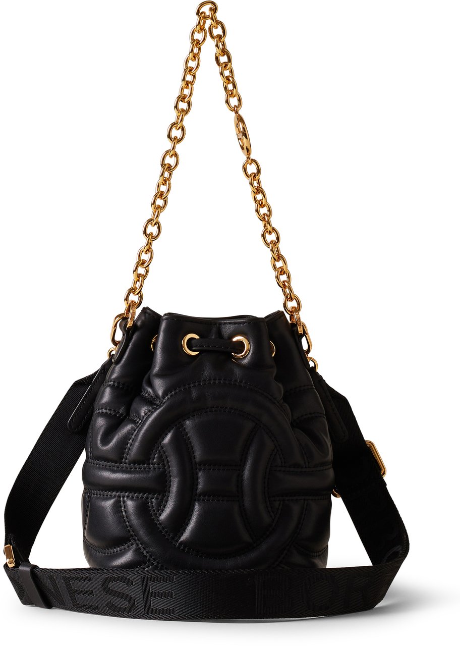 Borbonese RONDO’ MINI BUCKET BAG Zwart