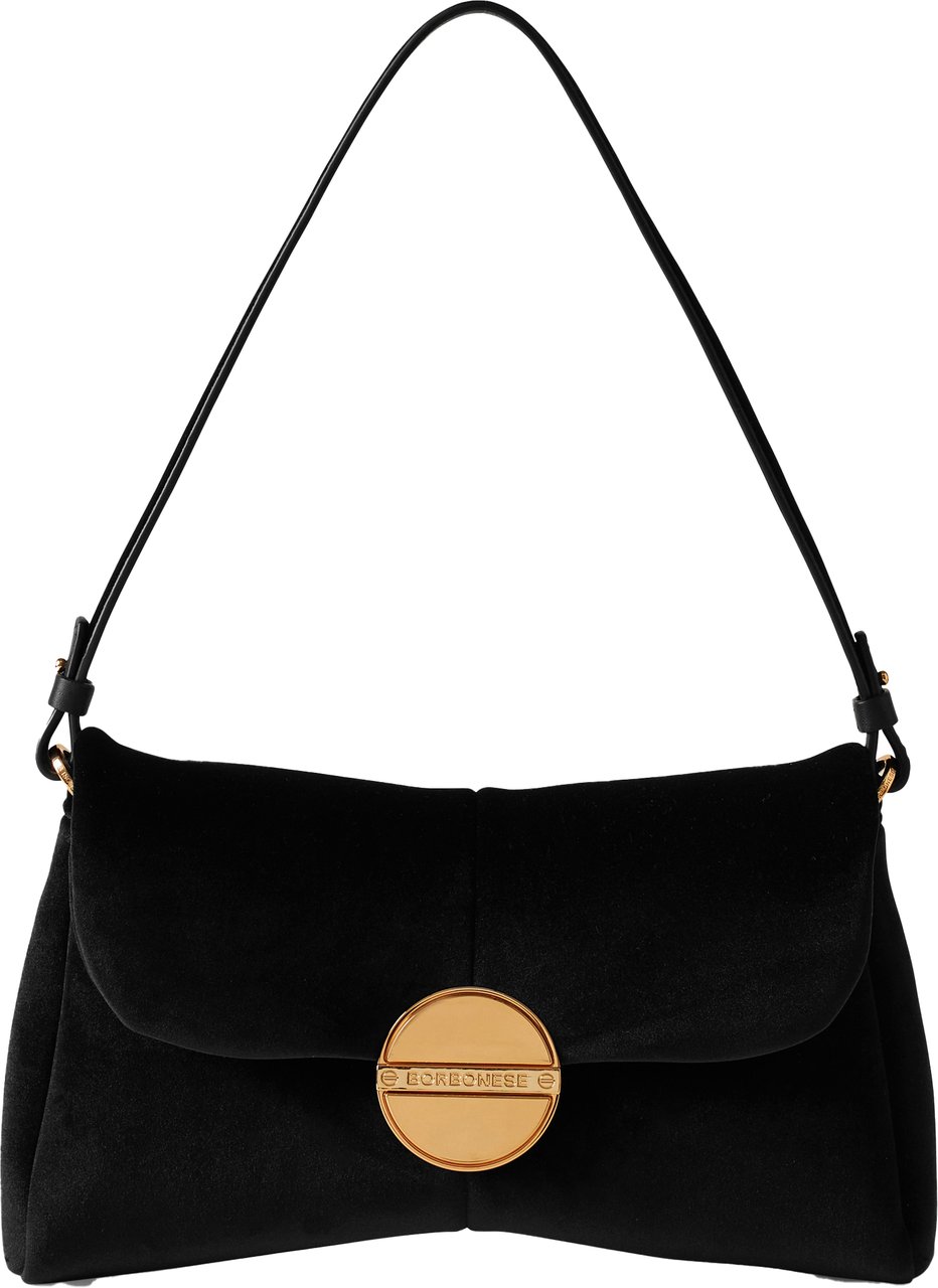 Borbonese COQUETTE MEDIUM CROSSBODY BAG Zwart