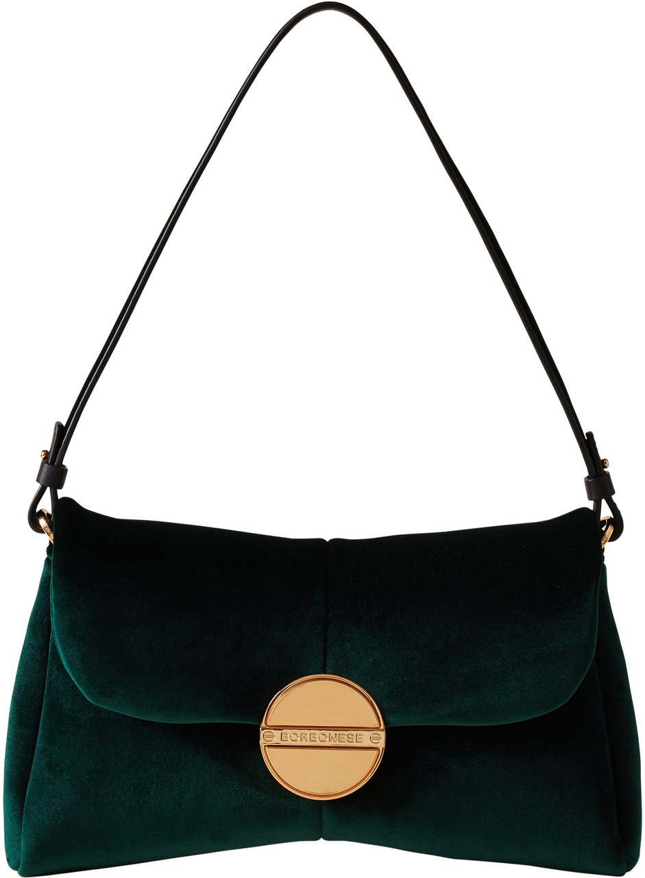 Borbonese COQUETTE MEDIUM CROSSBODY BAG Groen